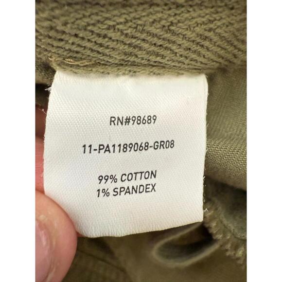 Todd Snyder New York Corduroy Jogger Pants Drawstring Waist Olive Large - Picture 4 of 7